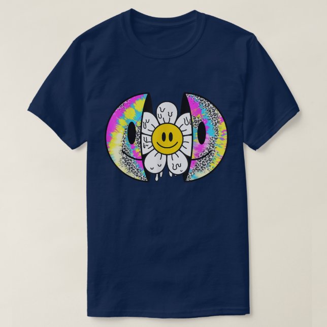Camiseta Sonriente disfraz cara feliz sonrisa (Diseño del anverso)
