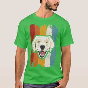 Camiseta Sonriente Golden Retriever Retro (1)