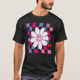 Camiseta Sonriente jequera Face Wavy Checkerboard Hip