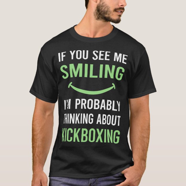 Camiseta Sonriente Kickboxing (Anverso)