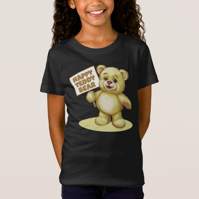 Camiseta Sonriente Oso de Teddy (Anverso)