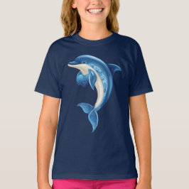 Camiseta sonriente para niños delfines