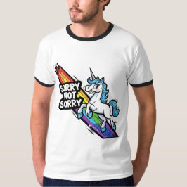 Camiseta Sonriente Unicornio Sin Disculpas