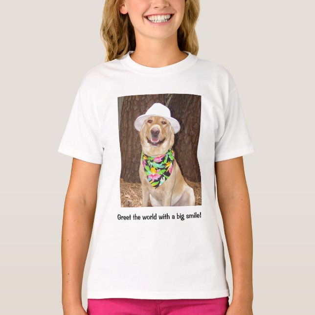 Camiseta ¡Sonrisa! (Anverso)