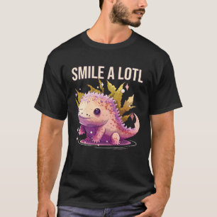 Camiseta Sonrisa A Lotl Axolotl Anfibio México Walking Fi