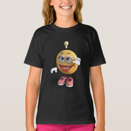 Camiseta Sonrisa agradable cara inteligente