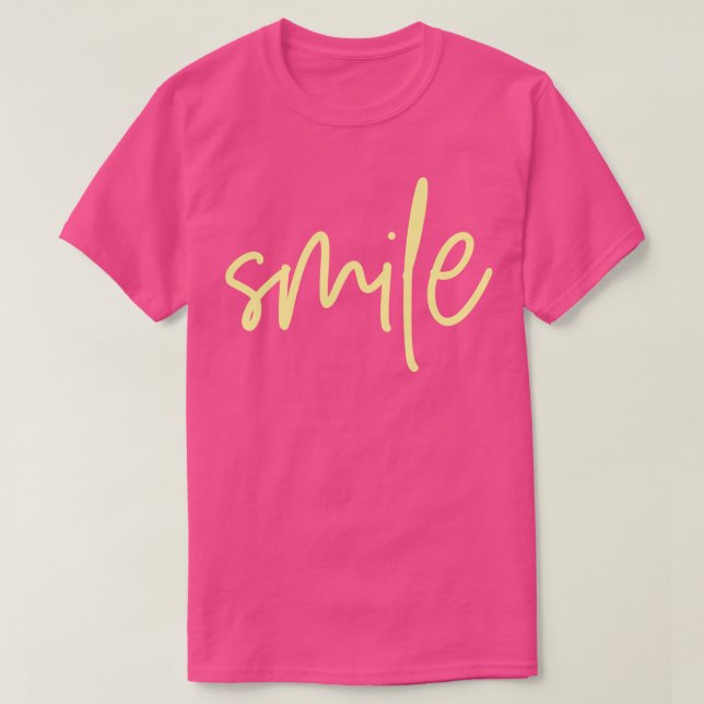 Camiseta Sonrisa amarilla (Diseño del anverso)