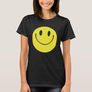 Camiseta Sonrisa amarilla cara feliz cara sonriente lindo K