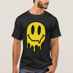 Camiseta Sonrisa amarilla sonriente derritiendo cara de got
