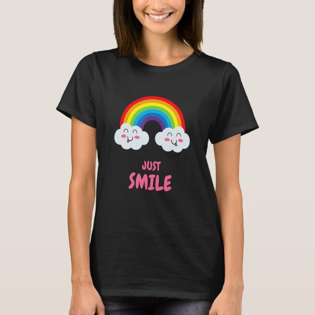 Camiseta Sonrisa arcoiris (Anverso)