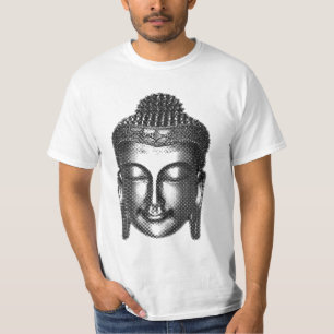 Camiseta Sonrisa Buda II - negro a medio tono + tus ideas