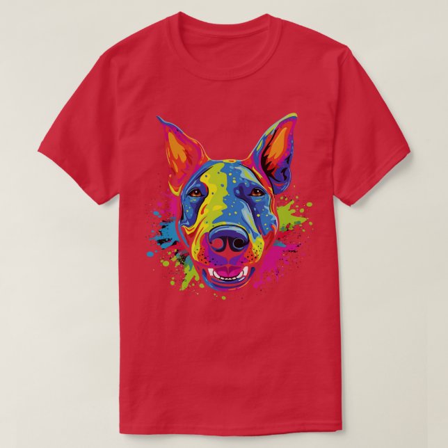 Camiseta Sonrisa bull terrier (Diseño del anverso)