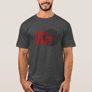 Camiseta Sonrisa como usted medio él