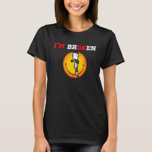 Camiseta Sonrisa Confundida Estoy Roto Enfermedad Invisible