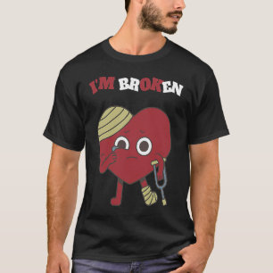 Camiseta Sonrisa Confundida Estoy Roto Enfermedad Invisible