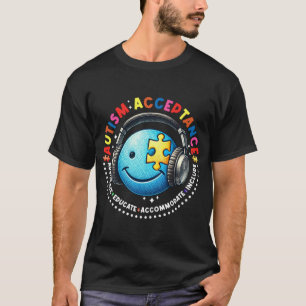 Camiseta sonrisa de aceptación del autismo