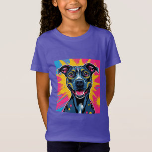 Camiseta Sonrisa de arte pop - El poder de un perro feliz