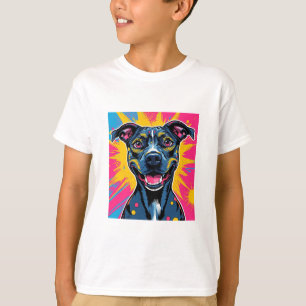 Camiseta Sonrisa de arte pop - El poder de un perro feliz