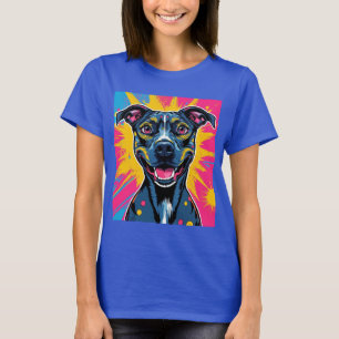 Camiseta Sonrisa de arte pop - El poder de un perro feliz