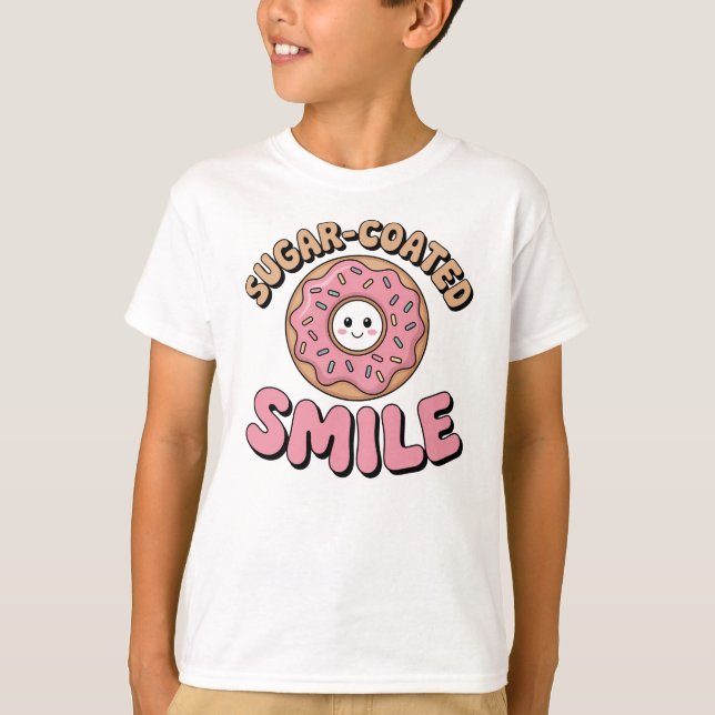 Camiseta Sonrisa de azúcar | Donut Kids (Anverso)