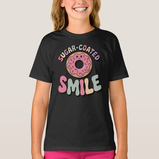 Camiseta Sonrisa de azúcar | Donut Kids (Anverso)