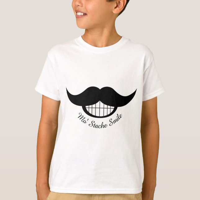 Camiseta Sonrisa de bigote (Anverso)