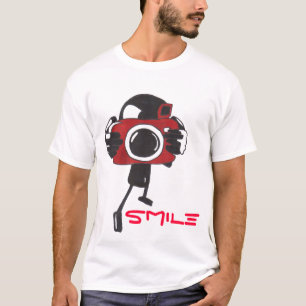 Camiseta sonrisa de cámara
