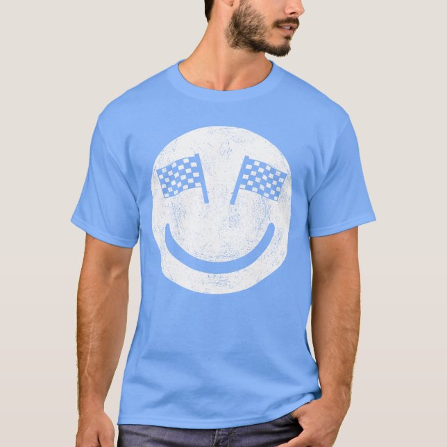 Camiseta Sonrisa de carreras para fiestas de carreras 1 (Anverso)