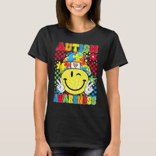Camiseta sonrisa de conciencia del autismo