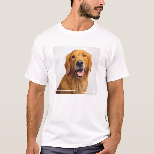 Camiseta Sonrisa de Golden Retriever (Anverso)