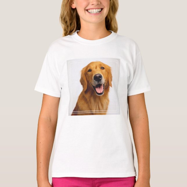Camiseta Sonrisa de Golden Retriever (Anverso)