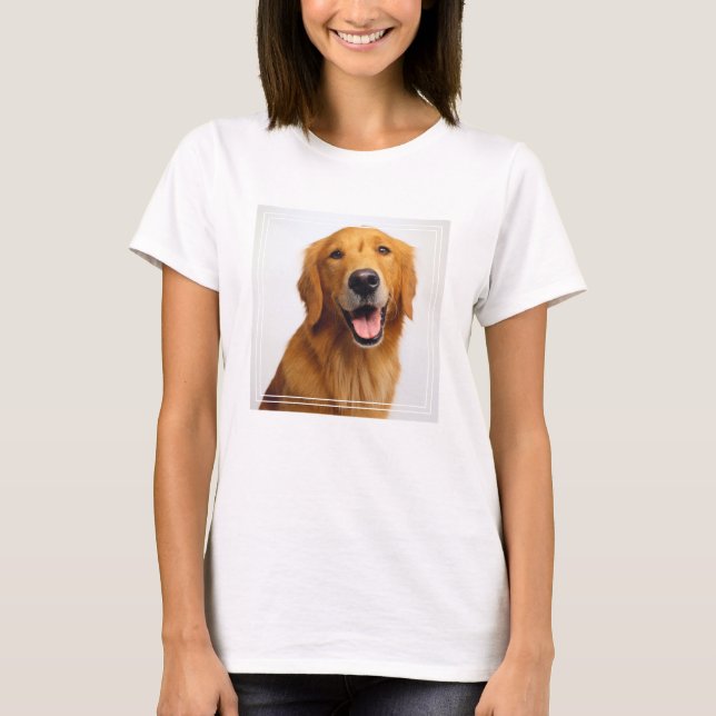Camiseta Sonrisa de Golden Retriever (Anverso)