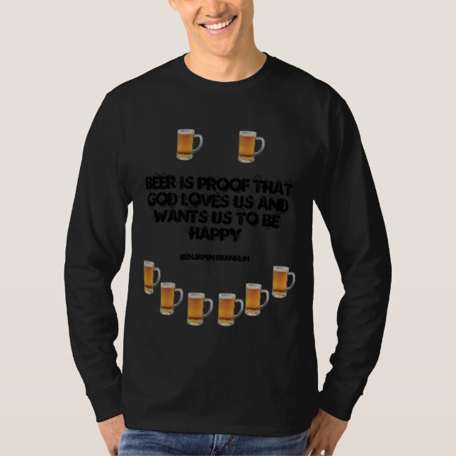 Camiseta Sonrisa de la cerveza (Anverso)