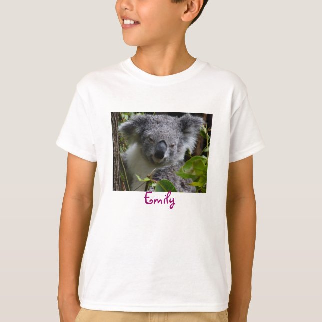 Camiseta sonrisa de la koala (Anverso)