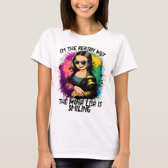 Camiseta Sonrisa de Mona (Anverso)