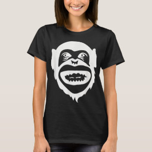 Camiseta Sonrisa de mono chimpancé