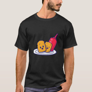 Camiseta Sonrisa De Nuggets Con Personalizado De Salsa