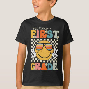 Camiseta Sonrisa de primer grado retro vuelta al cole 1er g