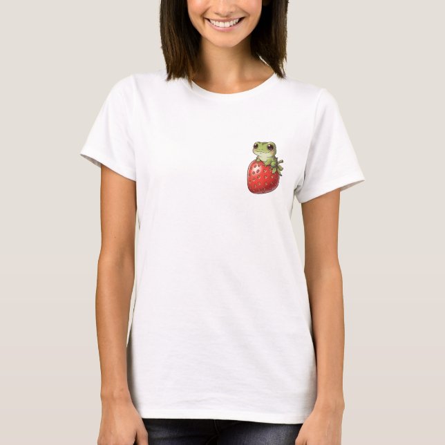 Camiseta Sonrisa de Rana de Fresa (Anverso)
