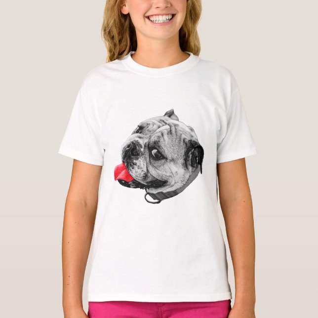 Camiseta Sonrisa de Salpicadura de Color (Anverso)