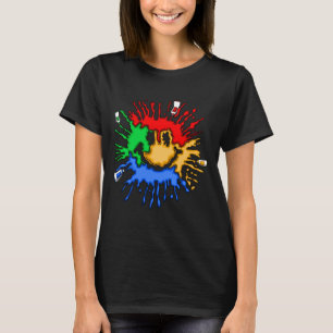 Camiseta Sonrisa de tubo de pintura