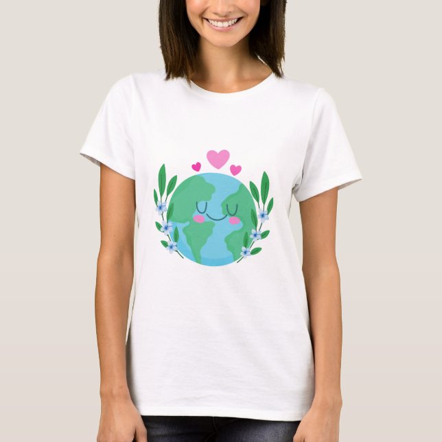 Camiseta Sonrisa en Love Earth (Anverso)