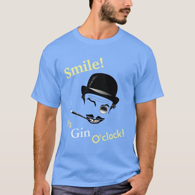 Camiseta ¡Sonrisa! ¡Es en punto de la ginebra! (Anverso)