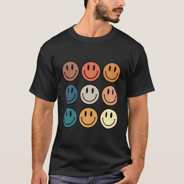 Camiseta Sonrisa Face 70'S Happy Smiling Face (Anverso)