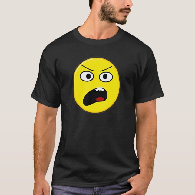 Camiseta Sonrisa Face Disgustada Consternada Conmocionada G (Anverso)