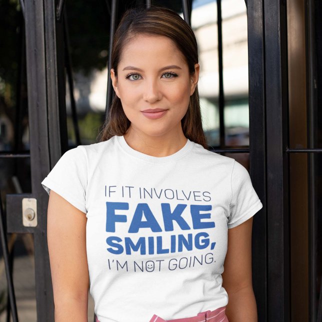 Camiseta Sonrisa falsa (Subido por el creador)
