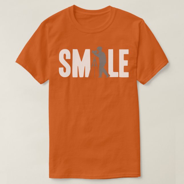 Camiseta Sonrisa fotográfica (Diseño del anverso)