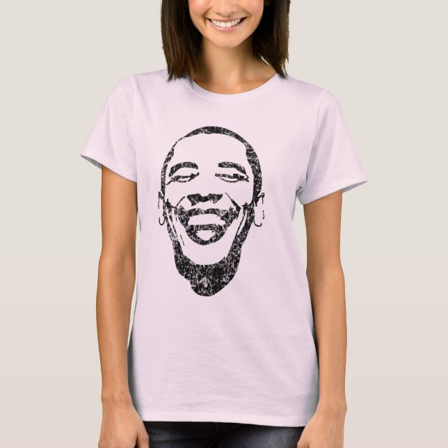 Camiseta Sonrisa infecciosa Obama Long Sleave T (Anverso)