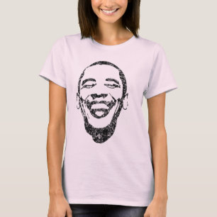 Camiseta Sonrisa infecciosa Obama Sleave largo T