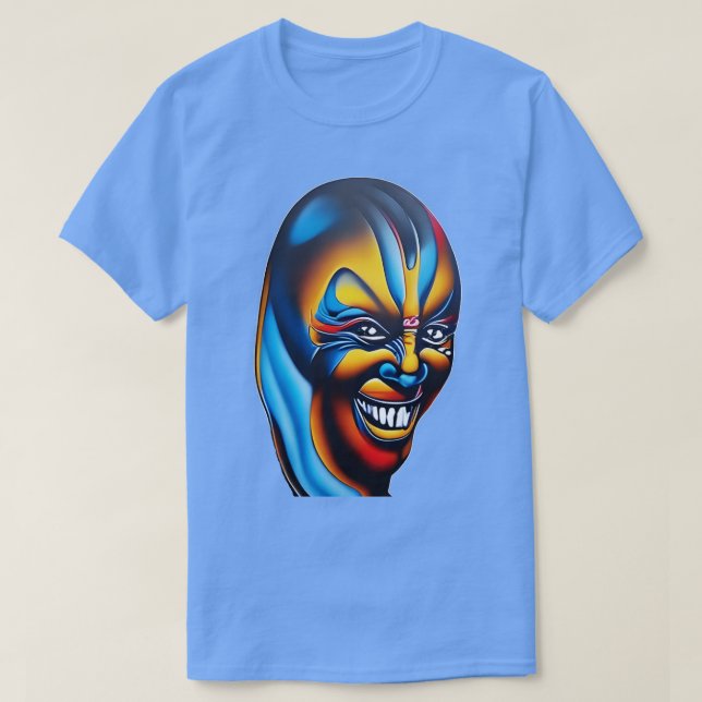 Camiseta sonrisa loca (Diseño del anverso)